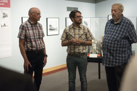 Mel Patrick, John Ryan, and John Gruber lead a gallery talk for the Center's new exhibition, <a href="http://www.railphoto-art.org/beebe-and-clegg-book/" rel="nofollow"><i>Beebe & Clegg: Their Enduring Photographic Legacy</i></a>. Gruber and Ryan, with Patrick's assistance, authored a book by the same title, published and and <a href="http://www.railphoto-art.org/beebe-and-clegg-book/" rel="nofollow">for sale by the Center.</a> Photograph for the Center for Railroad Photography & Art by Henry A. Koshollek