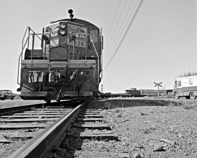 Alaska Railroad EMD GP7L locomotive no. 1826, c. 1973. Photograph by Leo King, © 2015, Center for Railroad Photography and Art. King-03-089-005