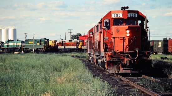 Ann Arbor Railroad locomotive in Cadillac, Michigan, on June 27, 1981. Photograph by John F. Bjorklund, © 2015, Center for Railroad Photography and Art. Bjorklund-02-12-10
