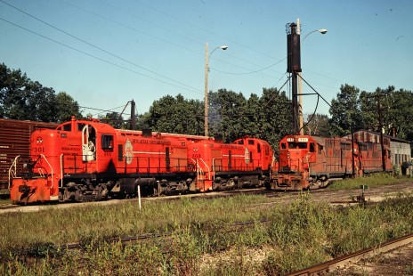 Ann Arbor Railroad locomotives in Toledo, Ohio, on August 23, 1980. Photograph by John F. Bjorklund, © 2015, Center for Railroad Photography and Art. Bjorklund-03-24-05
