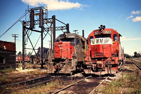 Baltimore and Ohio Railroad in Lima, Ohio, on September 8, 1979. Photograph by John F. Bjorklund, © 2015, Center for Railroad Photography and Art. Bjorklund-16-11-15