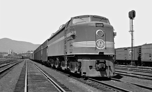 Towed to Roanoke, Virginia, after the overhead electric catenary was deactivated, these early designs were once Virginian Railway's most powerful units. June 30, 1962. Photograph by J. Parker Lamb, © 2016, Center for Railroad Photography and Art. Lamb-01-091-07