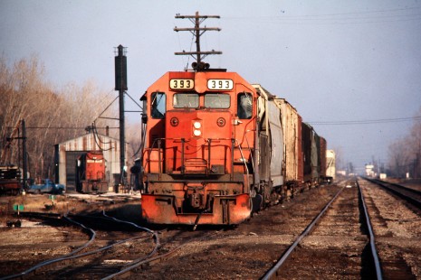 Ann Arbor Railroad freight train in Toledo, Ohio, on November 14, 1976. Photograph by John F. Bjorklund, © 2015, Center for Railroad Photography and Art. Bjorklund-01-24-05