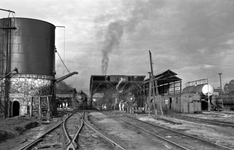 National Railways of Mexico enginehouse at Tierra Blanca, Veracruz, Mexico, August, 1961; Rose-01-197-26; Photograph by Ted Rose, © 2015, Center for Railroad Photography and Art