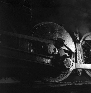 National Railways of Mexico 2-8-4 steam locomotive no. 3354 in yard at Canitas De Felipe Pescador, Zacatecas, Mexico on August 16, 1961; Rose-01-079-10; Photograph by Ted Rose,  © 2015, Center for Railroad Photography and Art
