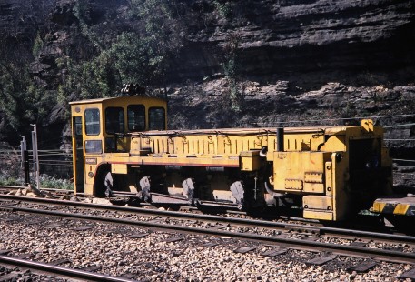 Zig Zag Railway maintenance of way equipment in Sydney, New South Wales, Australia, on April 17, 1998. Photograph by Fred M. Springer, © 2014, Center for Railroad Photography and Art. Springer-Australia-20-30