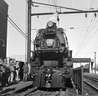 Pennsylvania Railroad G-12 steam locomotive no. 612 in South Amboy, New Jersey, in October of 1957. Photograph by Victor Hand. Hand-PRR-X32-010.JPG