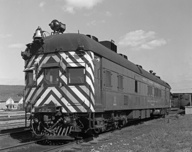 New York Central Railroad Rail Detector Car no. X-8015 in Corning, New York, on September 23, 1967. Photograph by Victor Hand. Hand-NYC-PC-CR-31-0092
