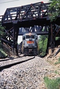 Northbound Louisville and Nashville Railroad freight train at Walton, Kentucky, on May 20, 1979. Photograph by John F. Bjorklund, © 2016, Center for Railroad Photography and Art. Bjorklund-71-08-11