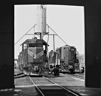 Chicago, Rock Island and Pacific Railroad shop at Peach Yard in Fort Worth, Texas, in August 1966. Photograph by J. Parker Lamb, © 2016, Center for Railroad Photography and Art. Lamb-02-074-09