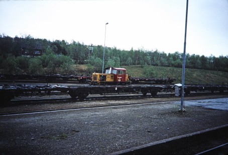 Norwegian State Railways Polar Circle in Fauske, Nordland, Norway, on June 3, 1996. Photograph by Fred M. Springer, © 2014, Center for Railroad Photography and Art. Springer-So.Africa-NOR-SWE-20-36