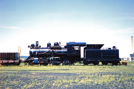 Steam locomotive no. 42 shown in profile in Trenton, Nova Scotia, Canada on July 21, 1964. Photograph by Fred M. Springer, © 2014, Center for Railroad Photography and Art. Springer-East1-14-06