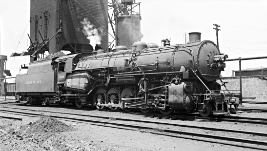 Lehigh Valley Railroad R-1-B 2-10-2 steam locomotive 4059 at Newark, New Jersey, on June 11, 1939. Photograph by Donald W. Furler, Furler-08-015-03, © 2017, Center for Railroad Photography and Art