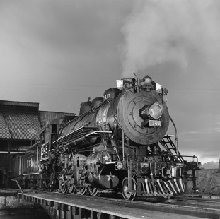 National Railways of Mexico steam locomotive no. 1345 at Cotzacoalcos, Veracruz, Mexico, on August 29, 1962. Photograph by Victor Hand, Hand-NdeM-X129-0569.JPG