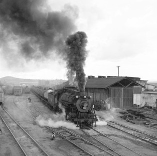 National Railways of Mexico steam locomotive no. 2113 at Apizaco, Tlaxcala, Mexico, on August 6, 1961. Photograph by Victor Hand, Hand-NdeM-X129-1099.JPG