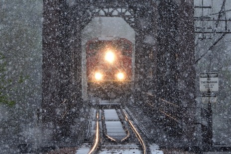 "Winters Last Gasp." Waterloo/Cedar Falls, Iowa metro area during the winter of 2018/2019. © Duane Rapp