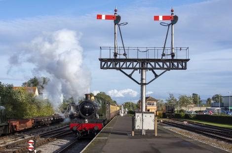 British Railways 7828 at the West Somerset Railway in Minehead, United Kingdom, on September 6, 2019. © Mike Raia