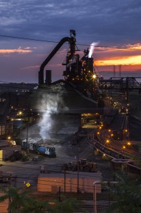 Rustbelt Cities of Steel. Arcelor Mittal Mill, Cleveland, Ohio, Fall 2019. © Todd Halamka