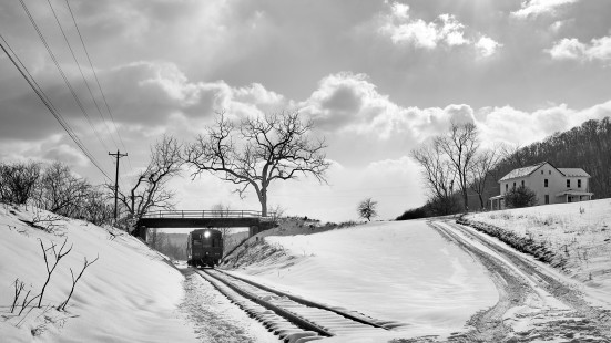 East Broad Top Railroad, Rockhill Furnace, PA. February 20, 2021