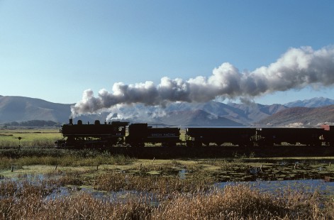 Union Pacific Railroad steam locomotive no. 618 on Heber Valley Railroad near Charleston, Utah, on October 4, 1999. Photograph by Katherine Botkin. BOTKINK-19-KT-354, © 1999, Katherine Botkin.