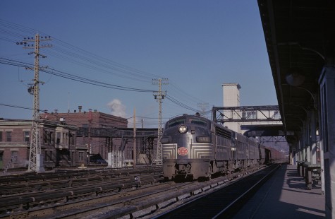 New York Central locomotive no. 1690 hauls eastbound freight at Harmon, New York, on February 7, 1962. Photograph by William Botkin, BOTKINW-10-WT-3 © 1962, William Botkin.