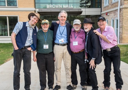 Photographers (from left) Oren Helbok, Dan Cupper, Eugene Armer, George Hiotis, Dennis Livesey, and Rick Malo. (EL)
