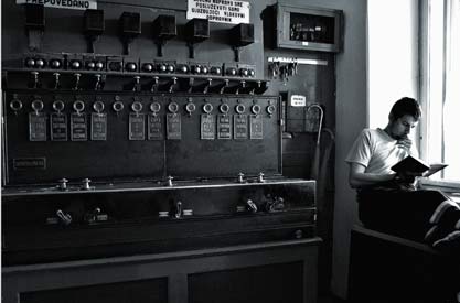Slovenia railroad worker, photo by Misko Kranjec